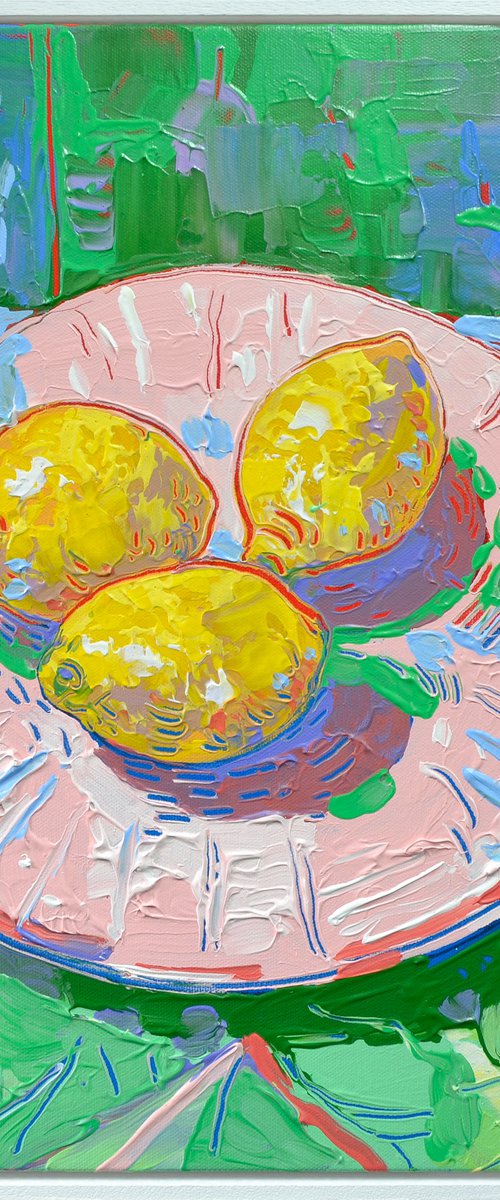 Lemons Still Life by Joseph Villanueva