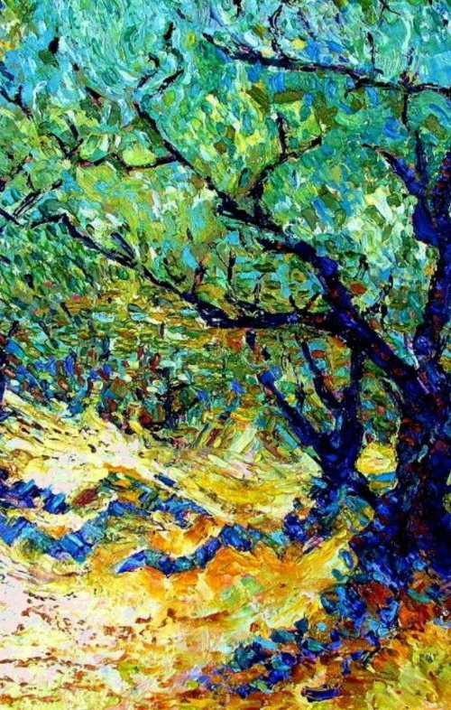 Almond trees in Andalucia #1 by Richard Meyer