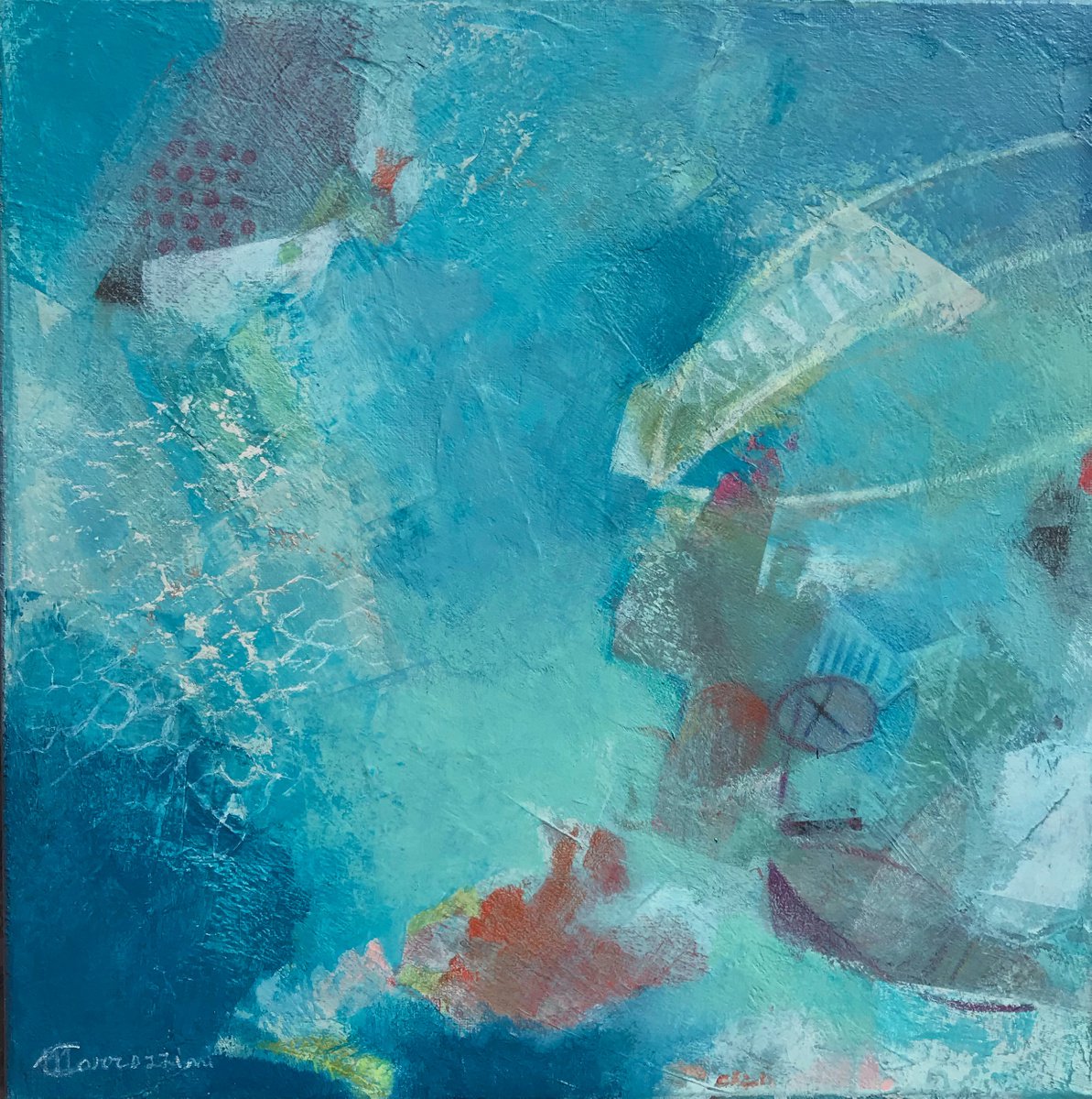 Nel Mare 2 By Marcello Carrozzini, 12 X 12, Artwork For Sale On Artfinder