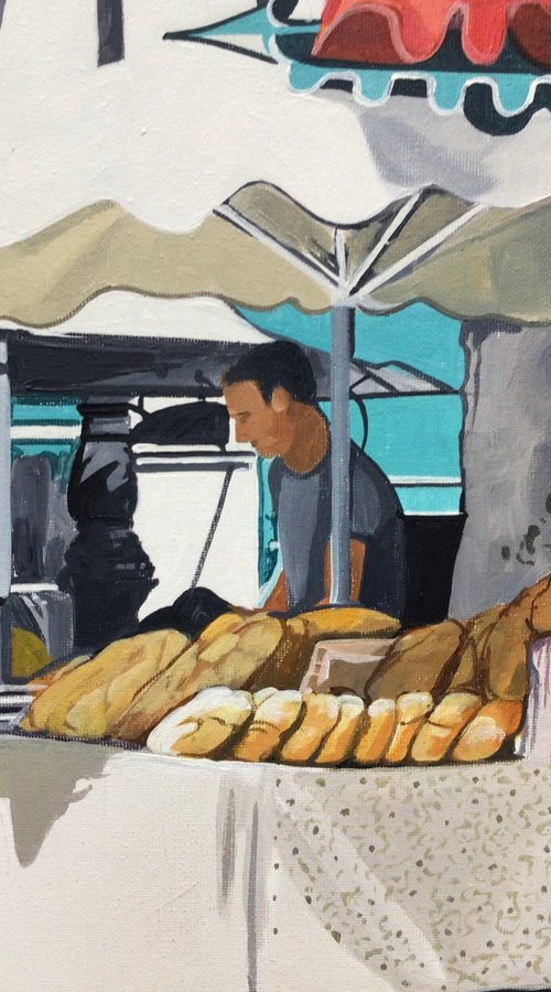 Summer Market Aix-En-Provence by Joseph Lynch
