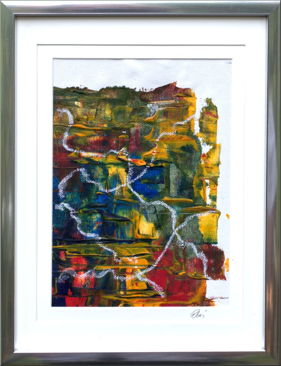 Edelgard Schroer | Original  Acrylic Painting | Vibrant Colors 2 | 20 X 26Cm | Artwork For Sale On Artfinder