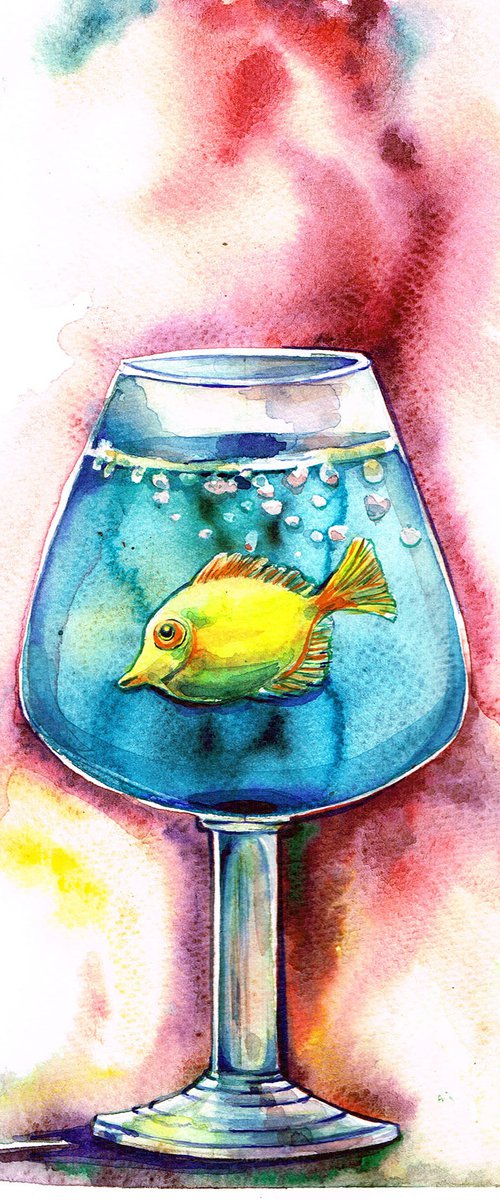 Fish in the Glass by Diana Aleksanian