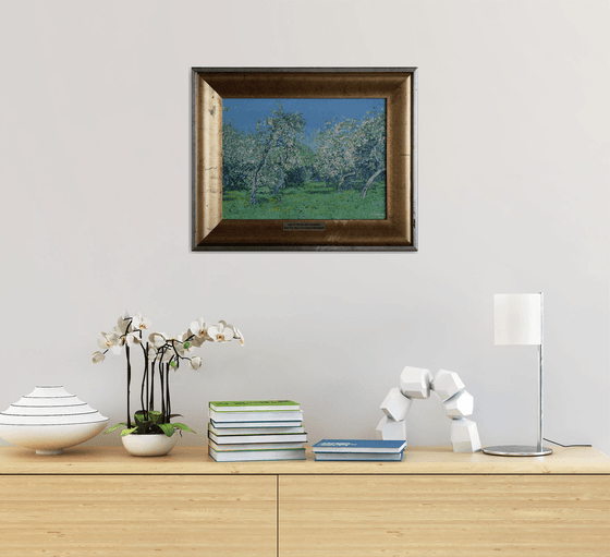 Apple trees in bloom. Kolomenskoye