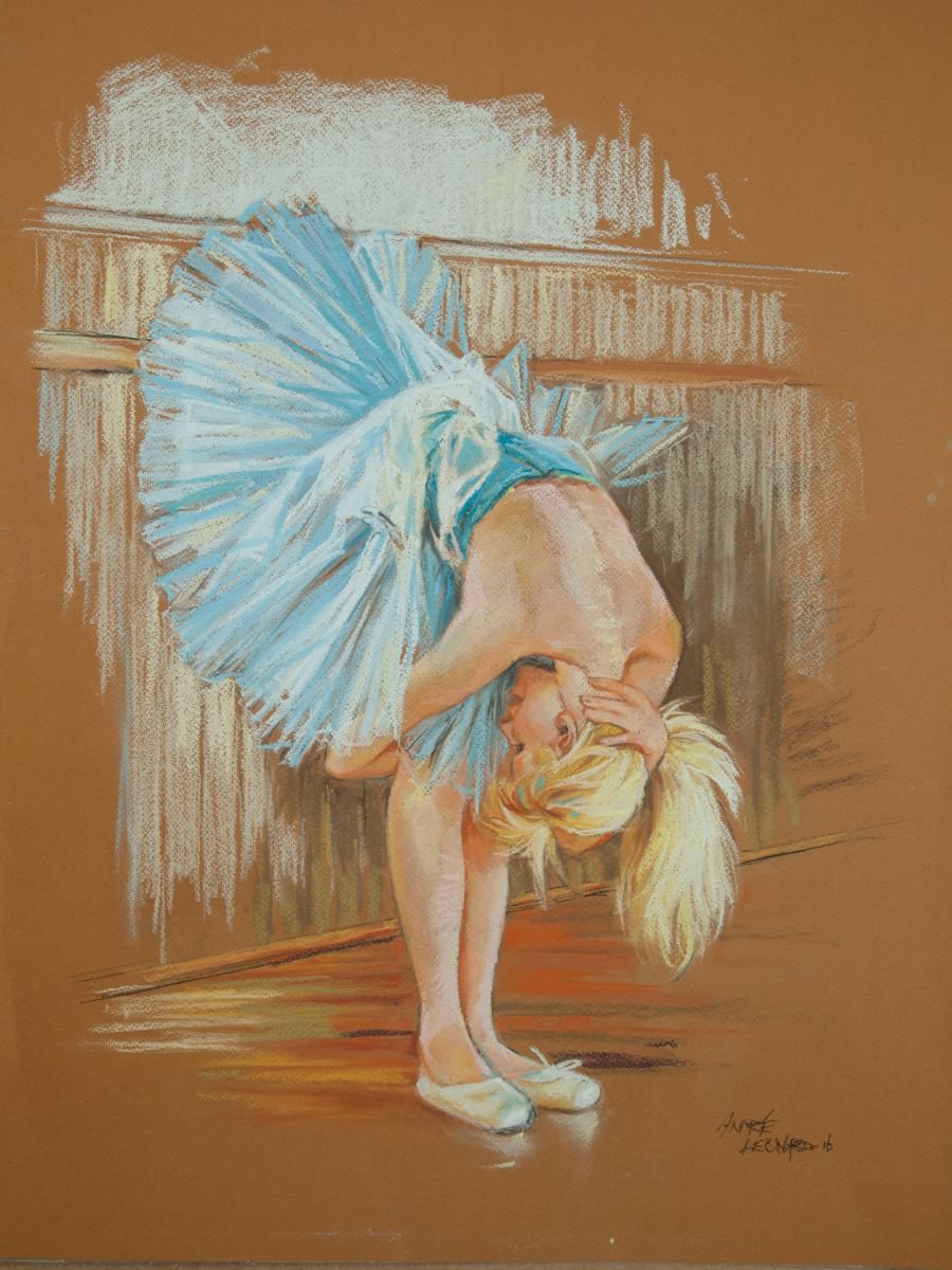 Dancer Stretching Study II by Andre Leonard