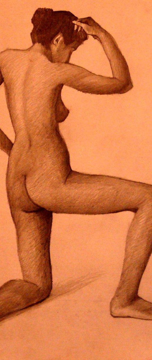 Study Of Nude by Paul Rossi