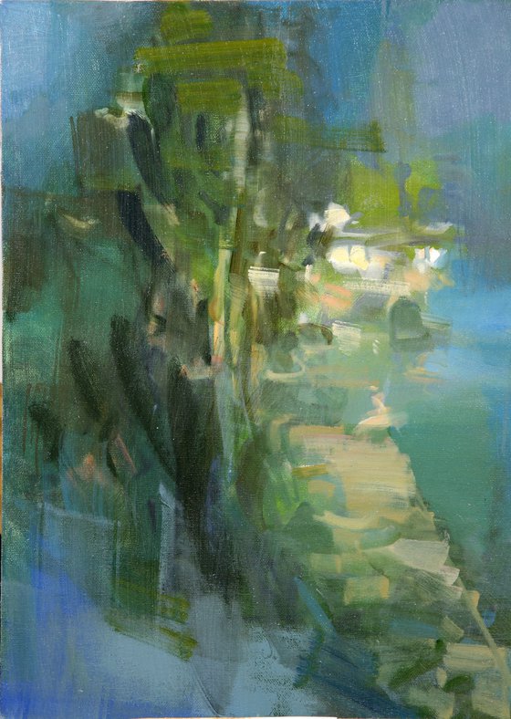 "In the fog"