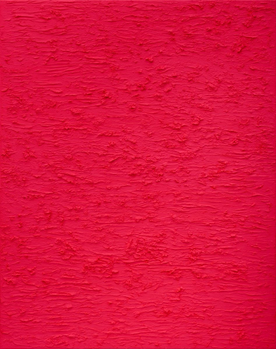 Abstract Oil Painting By Nataliia Sydorova, 30 X 37", Hot Pink, Original Artwork