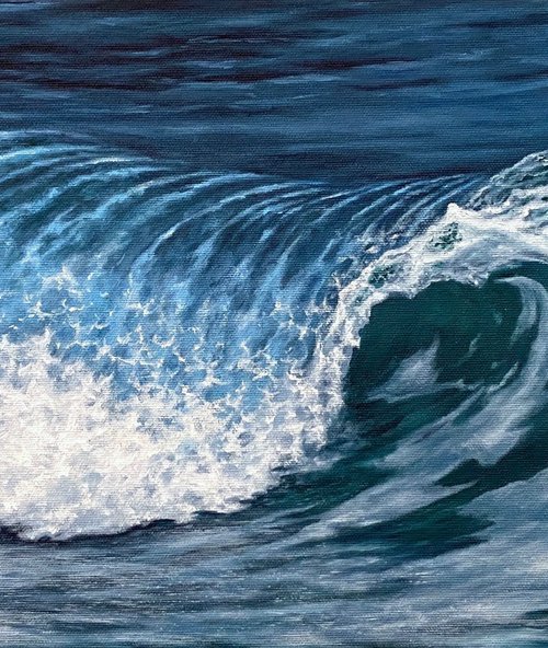 Ribbed wave by Olga Kurbanova