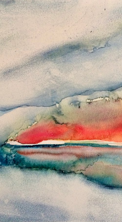 So near, so far.... - Abstract Landscape I Seascape by Gesa Reuter