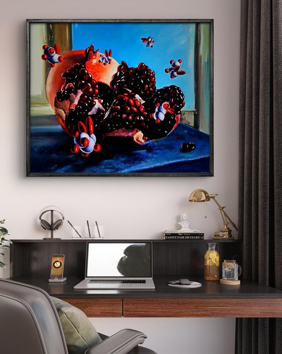 Enjoying the Pomegranate Fruit