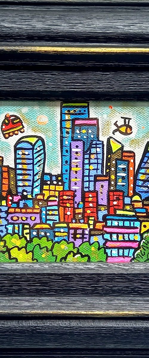 London from One Tree Hill by Maria Luisa  Azzini