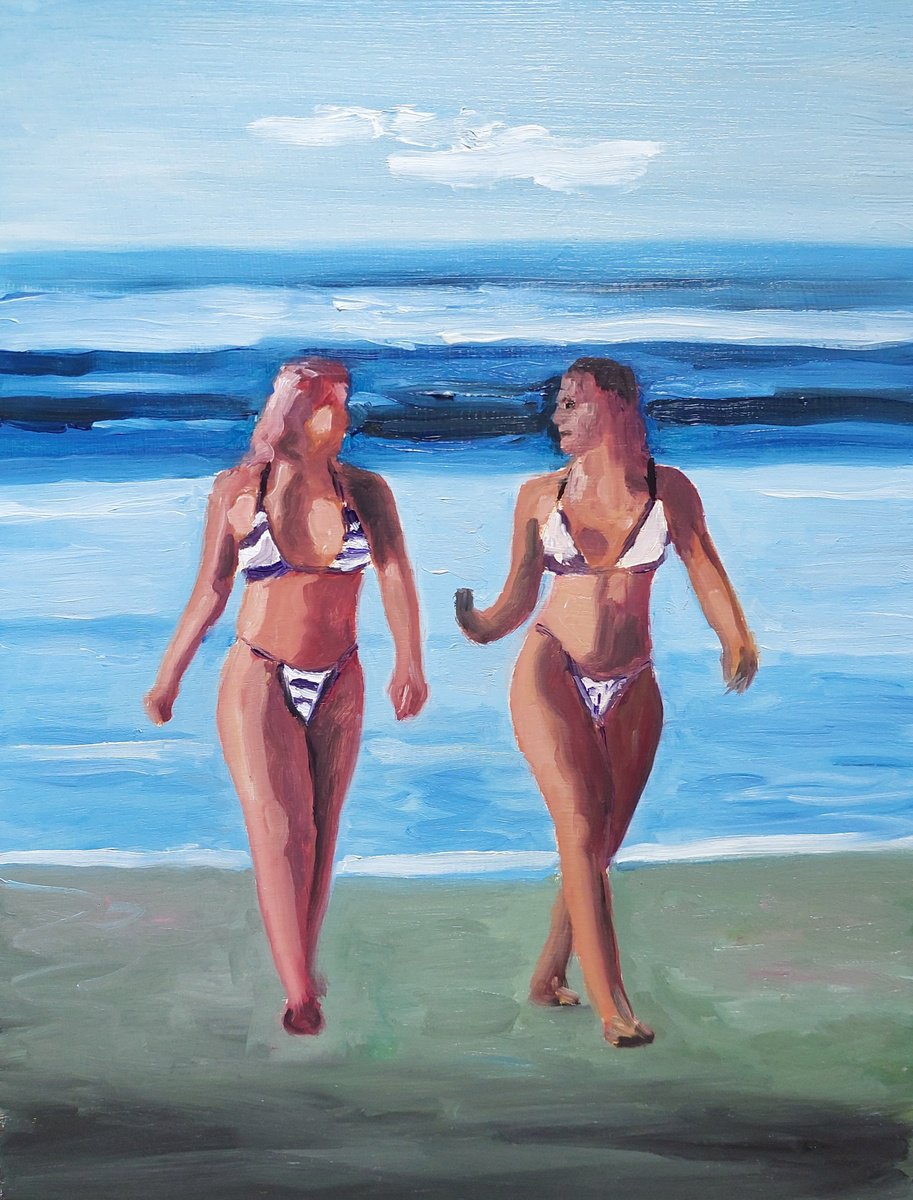 For Ever Friends By Els Driesen, 12 X 16, Artwork For Sale On Artfinder