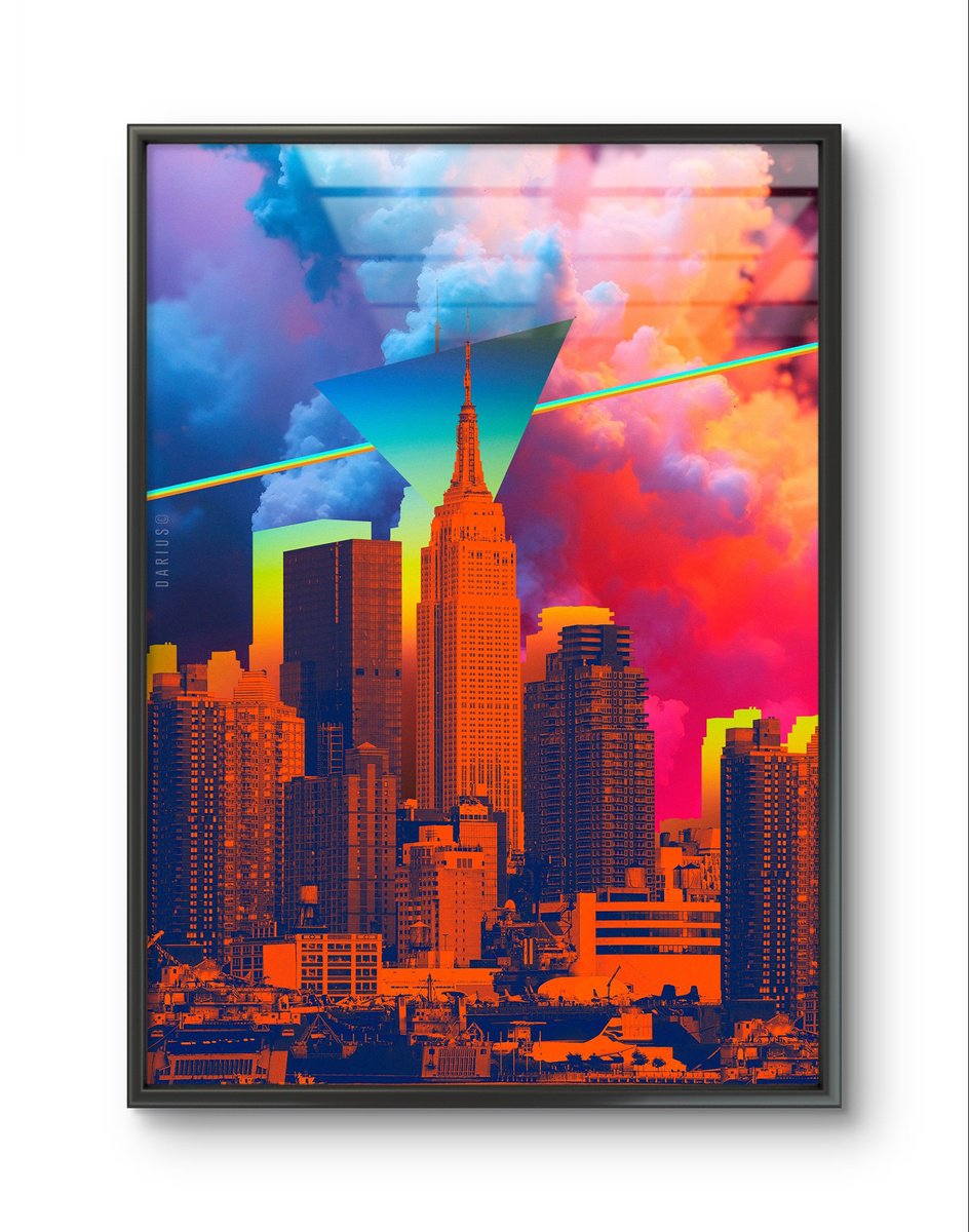 Surrealistic Giclee Print , Chromatica By Darius, 12 X 18, Artwork For Sale On Artfinder
