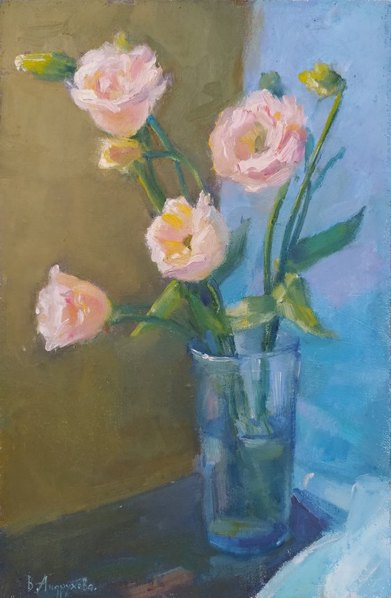 Roses in a vase