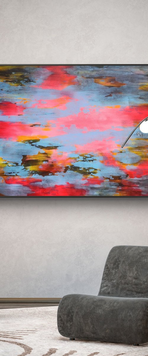 RADIANCE III - Contemporary Abstract Painting by Orvvet