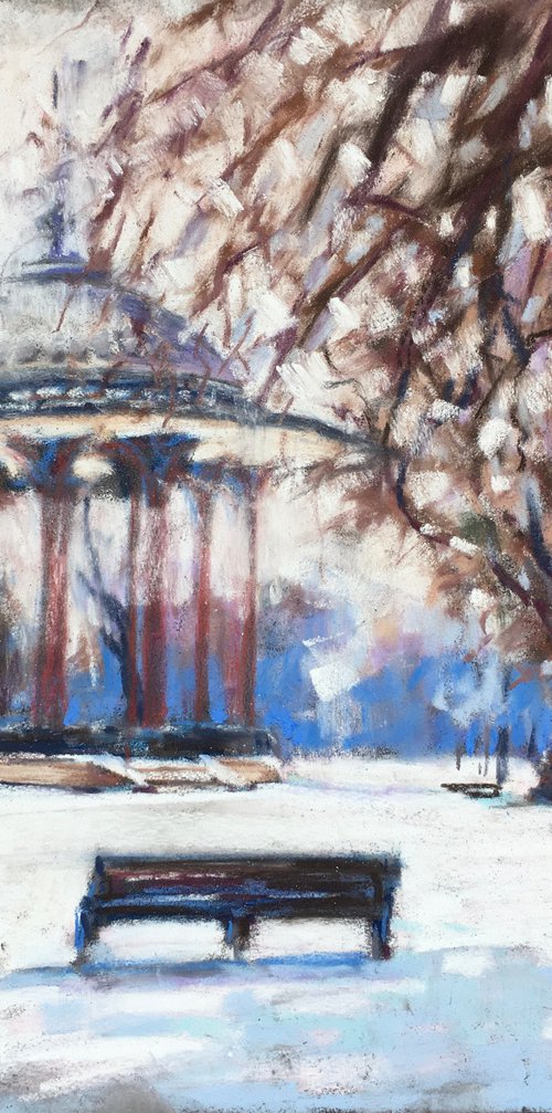 Winter on Clapham Common by Louise Gillard