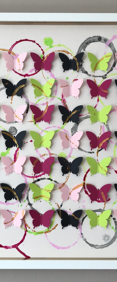 The Wine marks butterfly Box by Hernan Reinoso