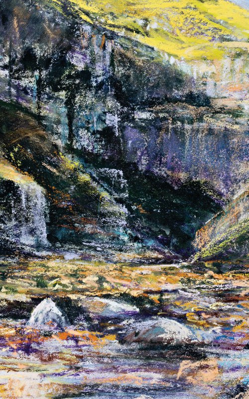 Summer light - Gordale Scar, The Yorkshire Dales by Robert Dutton