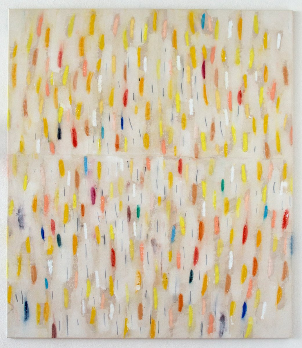 Expressive Painting , Wildflowers By Petr Johan Marek, 51 X 59, Artwork For Sale On Artfinder