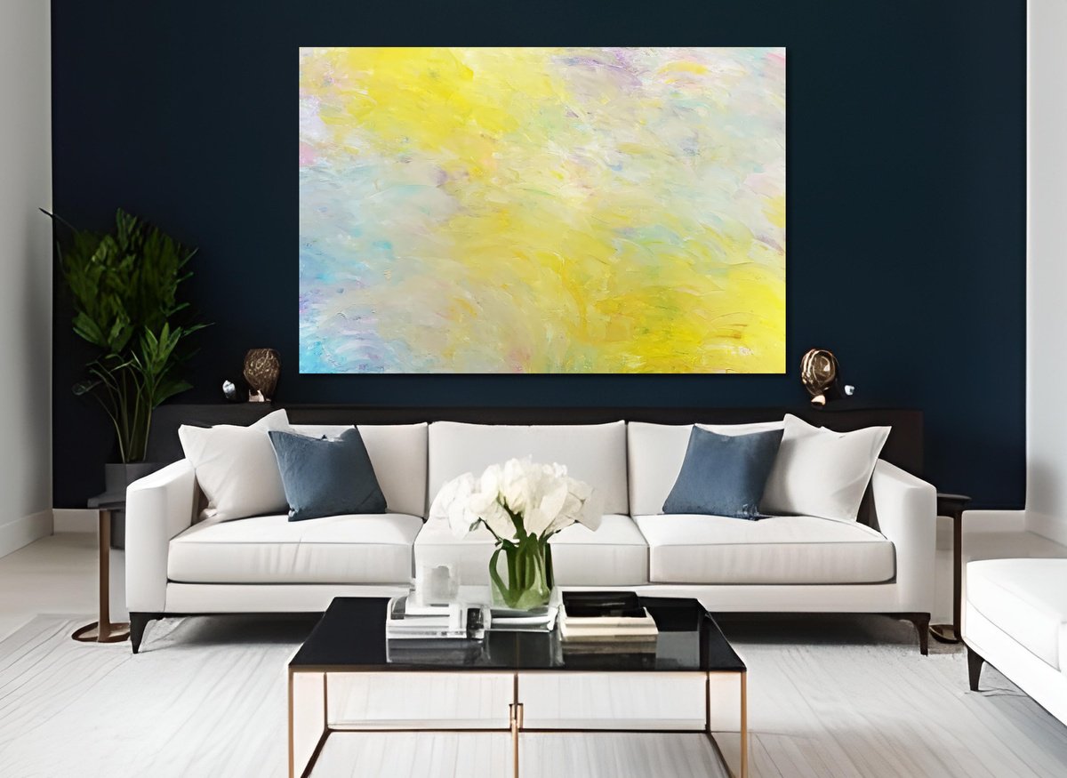 Sunset Cloud By Estelle Asmodelle, 66 X 44, Artwork For Sale On Artfinder