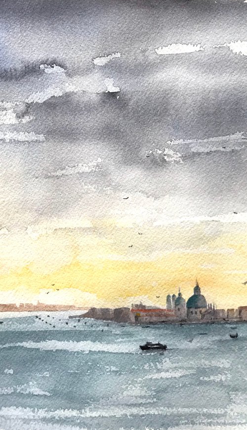 Threatening clouds over Venice by Brian Tucker