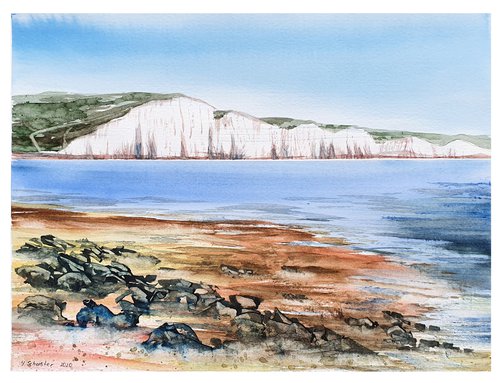 Seven Sisters Cliffs by Yulia Schuster