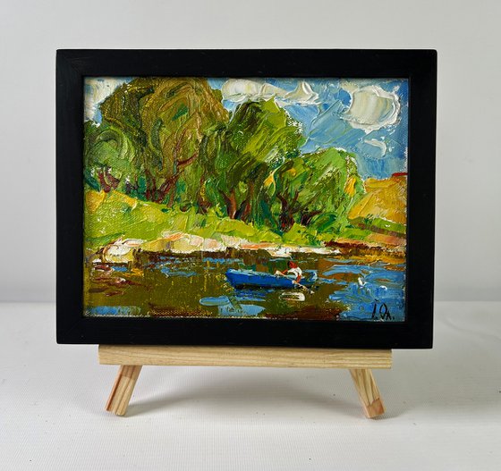 Willows by the pond