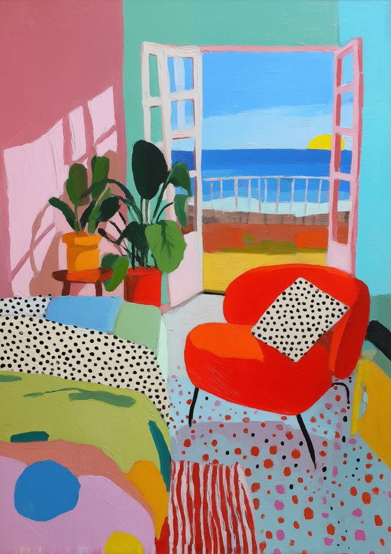 Contemporary Bedroom Scene