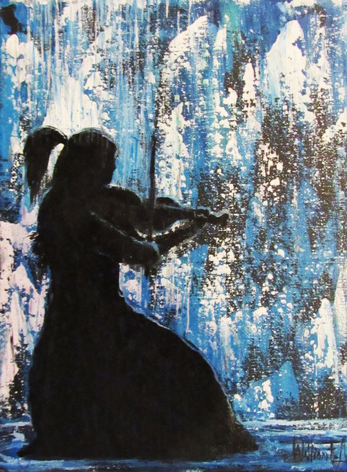 The Melody Rained Down on Me! - Violin by William F. Adams
