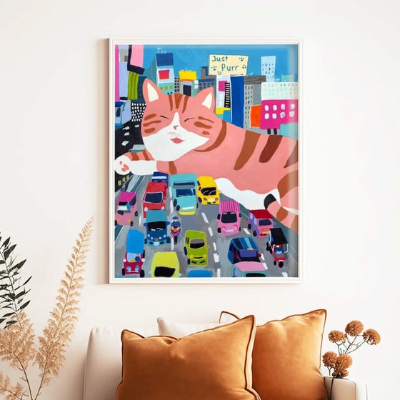 The Day Bangkok Stopped for a Giant Cat