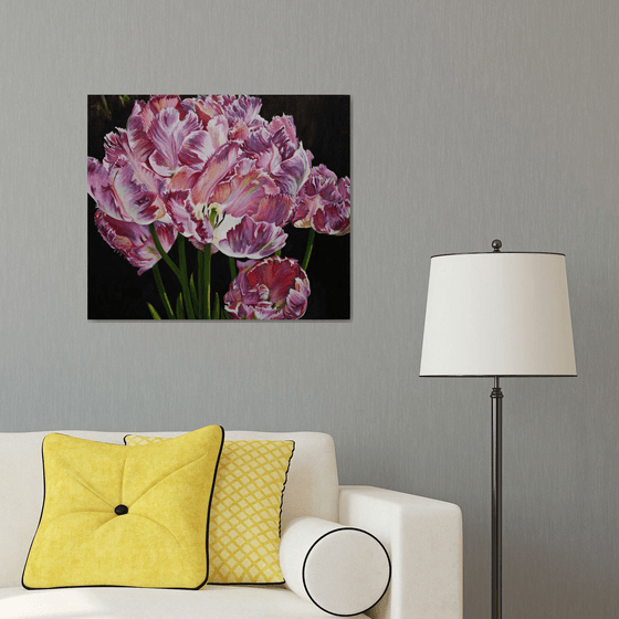 Red Parrot Tulips