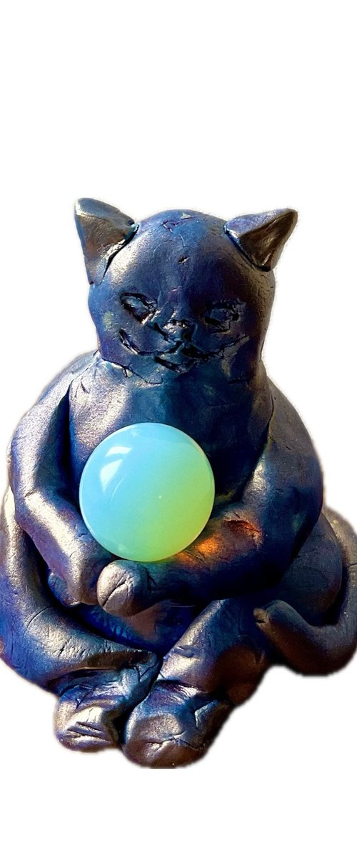 CLAIRVOYANT CAT by Vera Klimova