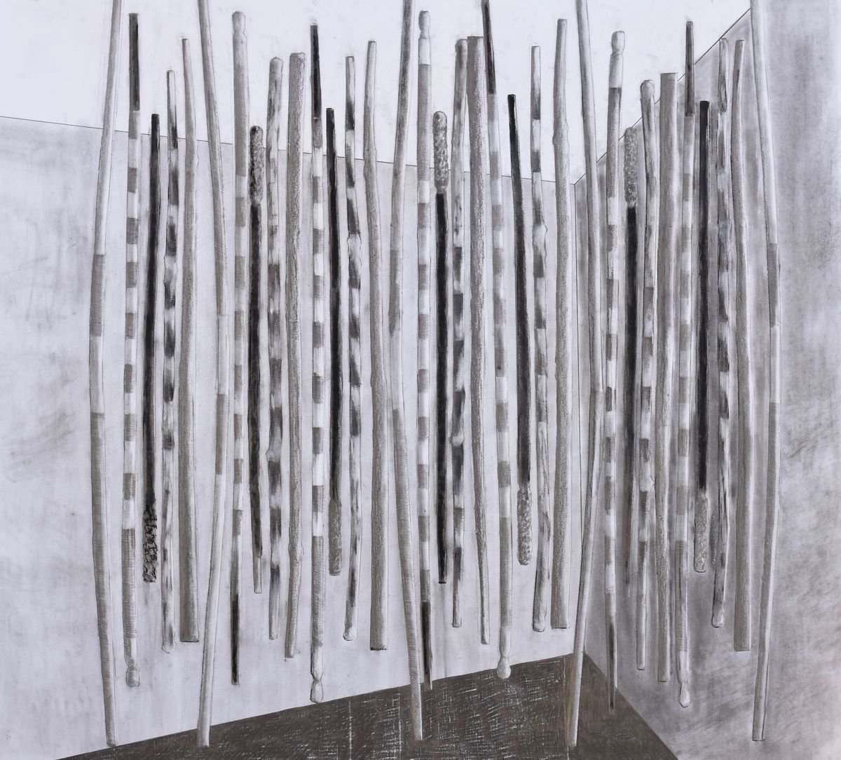 Walking sticks by Nicholas Everitt