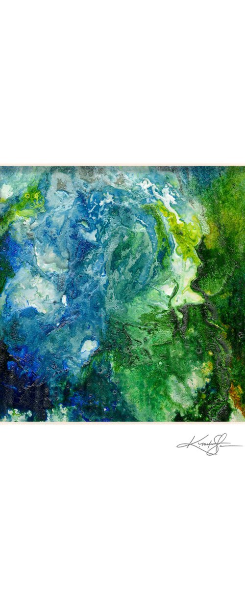 Ethereal Dream 22 - Highly Textural Mixed Media Painting by Kathy Morton Stanion by Kathy Morton Stanion