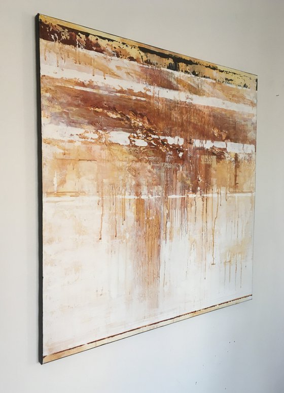 Western. Large abstract painting.