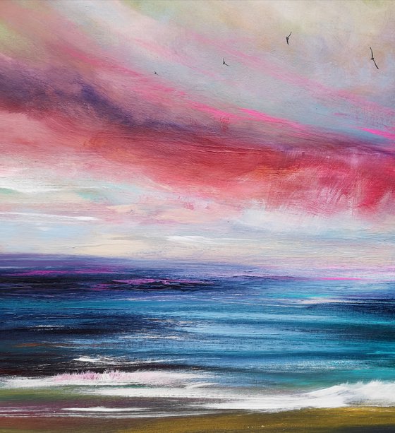 "Catharsis" - Cornish Seascape, Art, Skyscape