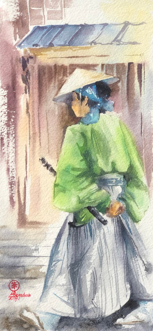 Scketches of Japan#2 by Larissa Rogacheva