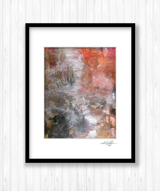 All Who Wonder 1 - Mixed Media Textural Abstract Painting by Kathy Morton Stanion