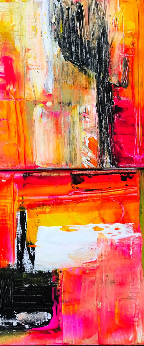 Abstract Boho Vibe X by Maxine Anne  Martin