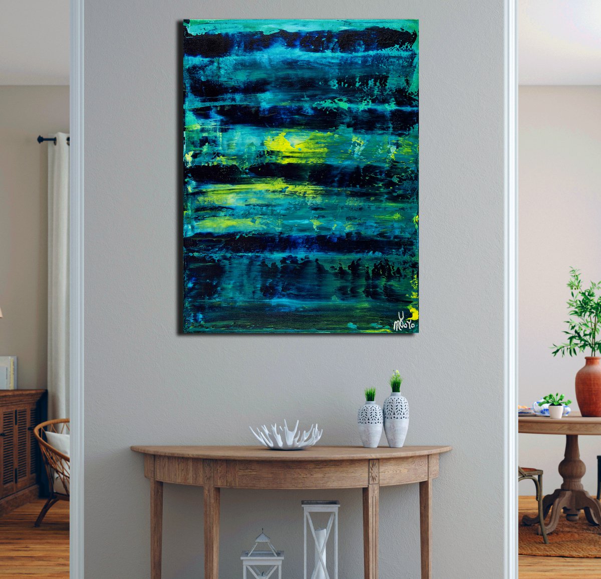Emerald Forest Spectra 4 By Nestor Toro, 18 X 24, Artwork For Sale On Artfinder