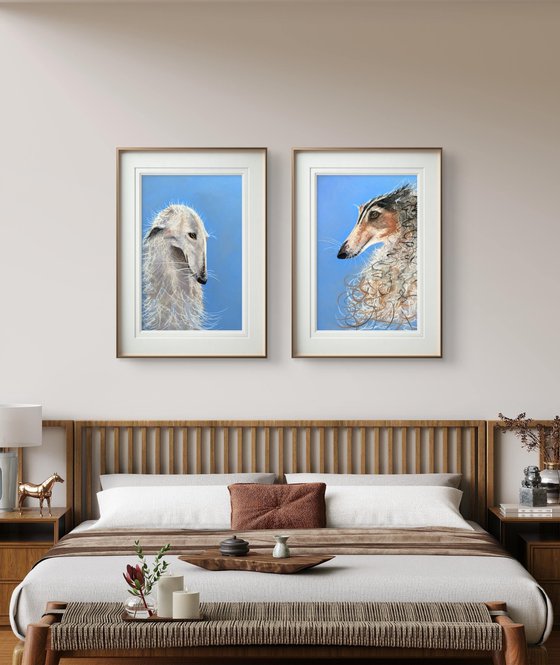 Dog Portraits Soft Pastel