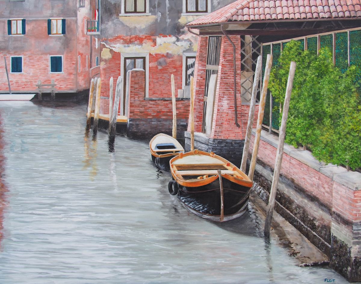 Morning In Venice 8 By Steven Fleit, 30 X 24, Artwork For Sale On Artfinder