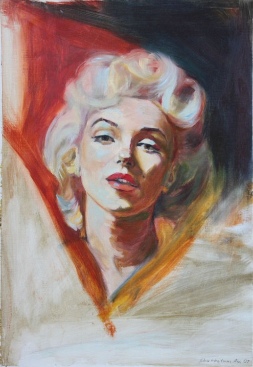Marilyn Monroe Oil Painting By Ara Shahkhatuni Artfinder