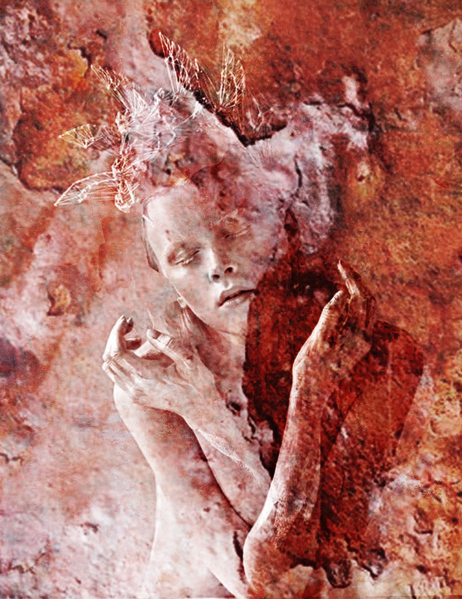 Illustrative Portrait Photograph By Srdjan Jevtic, 33 X 43", Ego Tripping, Original Artwork