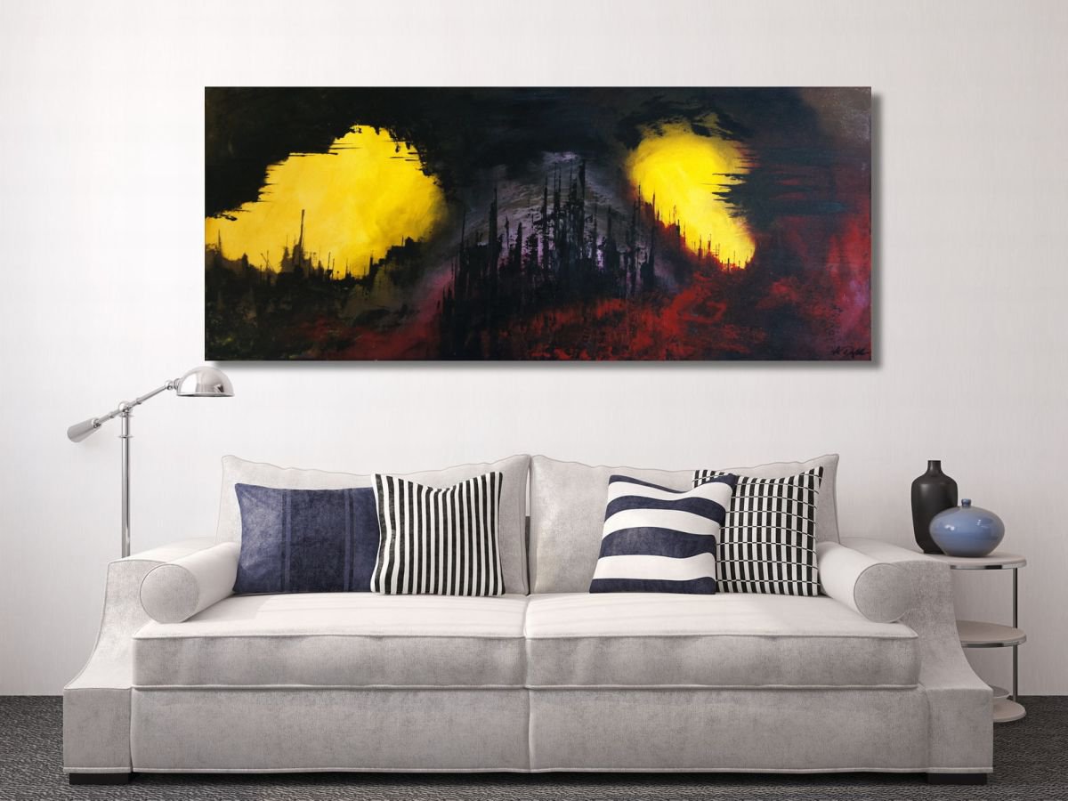 Darklands (120 x 50 cm) by Ansgar Dressler