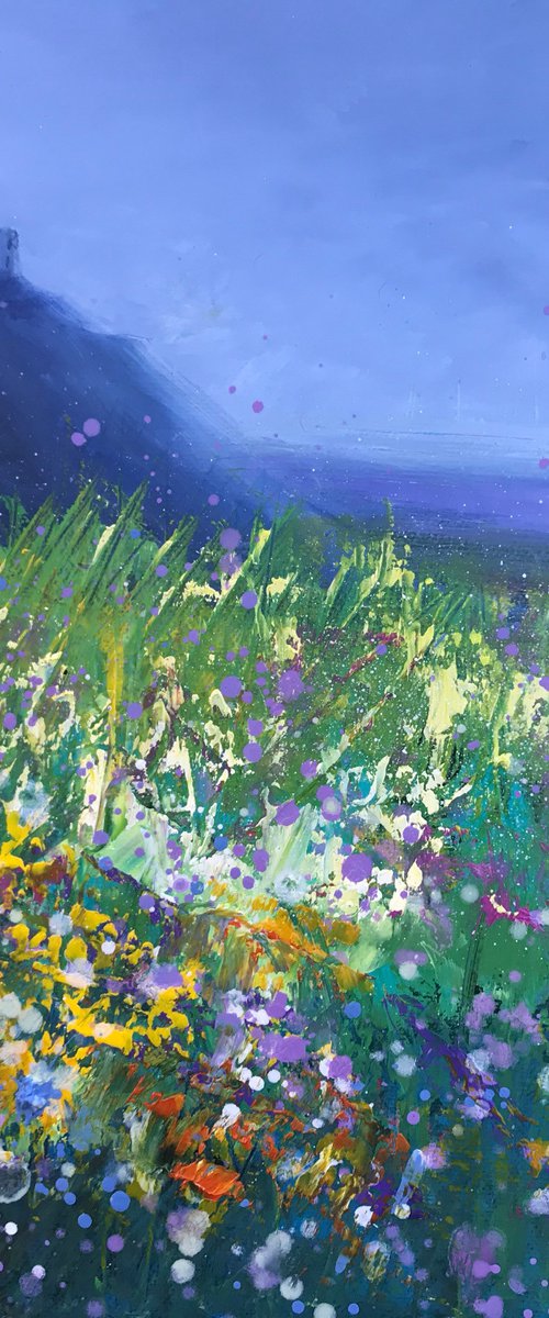 Wild Flowers at Brentor by Laure Bury
