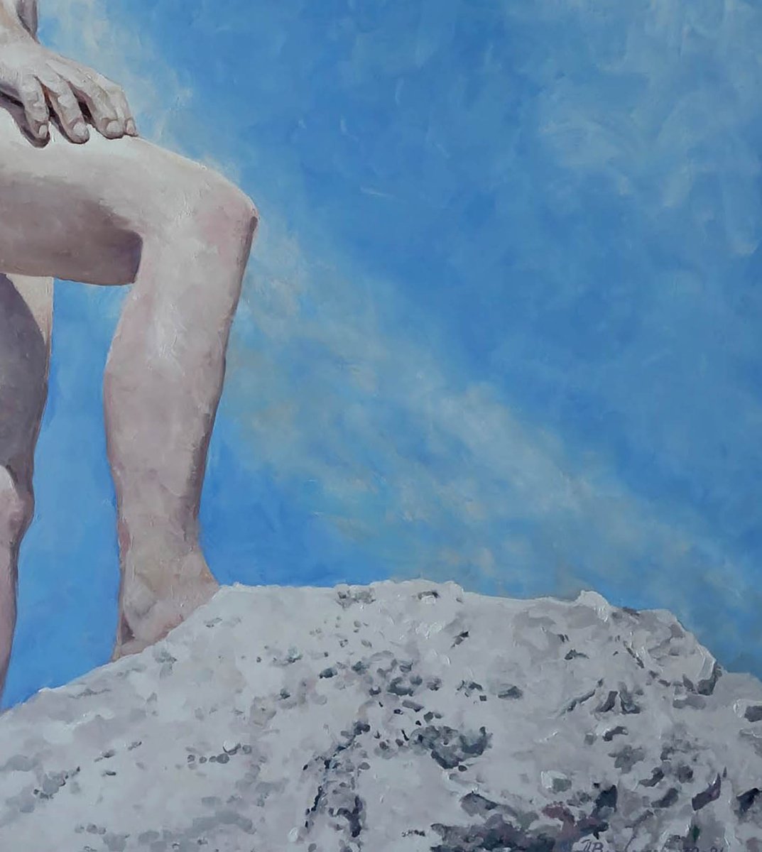 Photorealistic Portrait Giclee Print By Anatolii Varvarov, 20 X 28, Among The Frontiers Lost, Original Artwork