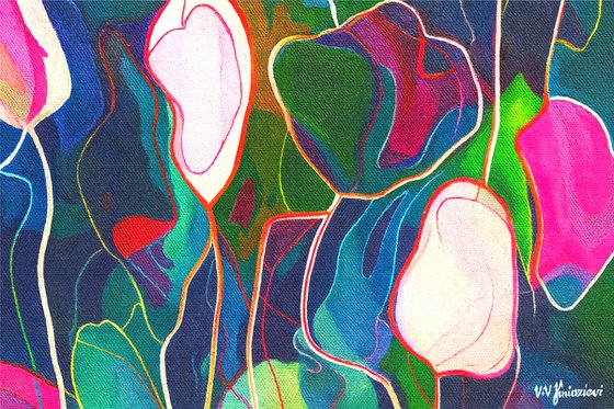 Jazz Style Flowers #3