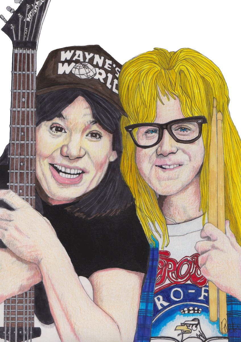 Wayne & Garth Wayne’s World by Paul Nelson-Esch