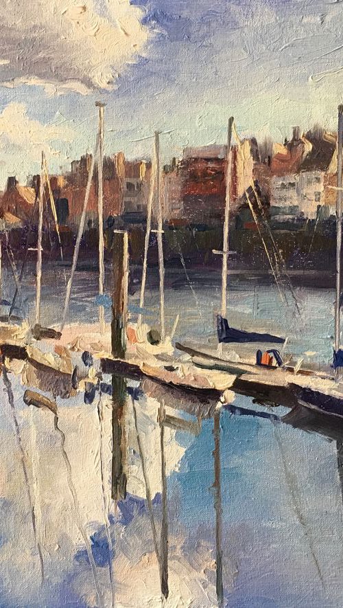 England Landscape - Whitby by Ling Strube